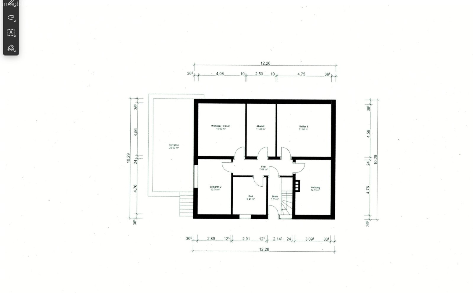 Grundriss Untergeschoss